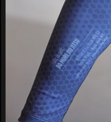 93 brand leggings spats size S jiu jitsu color blue high quality 