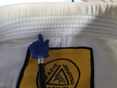 Gracie Maeda Gi Adult Size M4 White Humaita MMA Jiujitsu Top Only See Pics