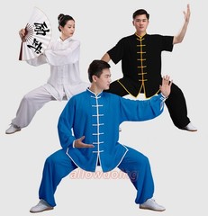 Chinese Kung Fu Tai Chi Suit Cotton Shirt+Pants Wushu Uniform Martial art Sets