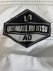 Ultimate Jiu-Jitsu Ultimate Fight Gear White w/Pink Flowers Jacket Size A0
