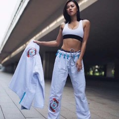 Fluory Grappling Kio Fish BJJ Gi White