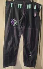 War Tribe Artistic Liquid Jujitsu Pants Sz W3