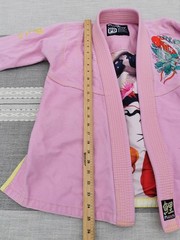 Fluory Pink Koi Fish BJJ Gi Jacket Only – Women’s F1/F2 (Fits Small/Medium)