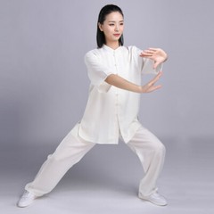 Summer Tai Chi Clothes Martial Arts Clothing Wushu Uniform Kung Fu Dress 5 Color