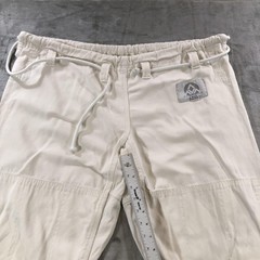 Alavanca BJJ Gi Pants Mens A3 Large White Jiu Jitsu Uniform Training Trousers