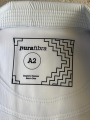 Pura Fibra Kids BJJ Gi Brazilian Jiu Jitsu Uniform Youth M000-M5 Blue Black Whit