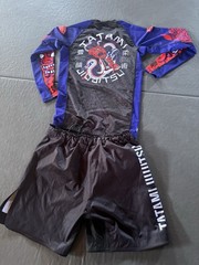 Tatami Jiu Jitsu Rashguard and Shorts Set BJJ Large / xL. MMA Training