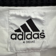 Adidas Taekwondo Dobok Uniform Top Shirt Unisex Size 5 White Cotton WTF Olympic