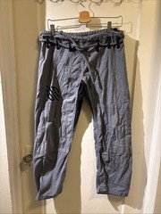 Sanabul Jiu Jitsu Gi Pants Mens Size A1 Gray Core BJJ Martial Arts MMA
