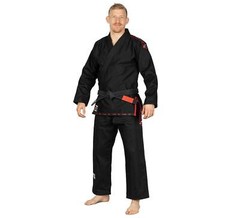 Fuji Sports Kassen 3.0 Mens IBJJF Brazilian Jiu Jitsu Gi JiuJitsu BJJ – Black