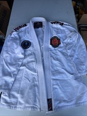 Verus BJJ Gi Jacket A5 White Brazilian Jiu Jitsu Pearl Weave Jacket Only