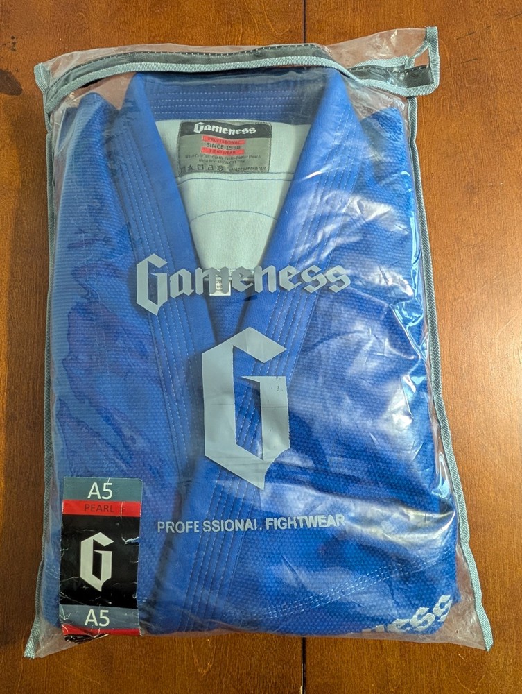Gameness GI Shirt Top A5 Pearl 2.0 100% Cotton, Blue Male