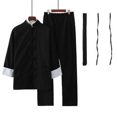 Men’s Kung Fu Suit Cotton Chinese Style Martial Art Uniform Cotton Tai Chi Sets