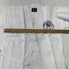 Bold Look Martial Arts Karate Gi White 7.5oz Traditional Set 300-W Size 1 New