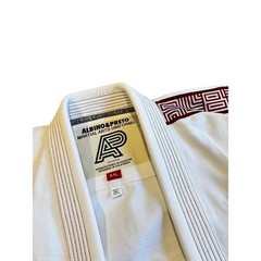 Albino & Preto BJJ Gi Batch 8 White Jiu Jitsu Uniform 450GSM with Bag