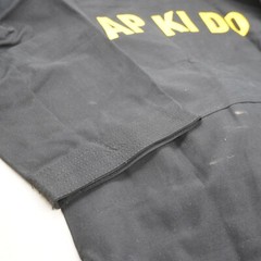 Wasuru Budo Uniform Size 3 Black Hap Ki Do