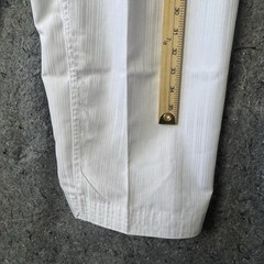 Adidas Size 190 White Taekwondo Karate Pants Martial Arts Elastic Waist NWOT