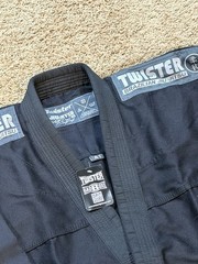 Twister Fightwear Brazilian Jiu-Jitsu Gi Black A1 New BJJ Training Uniform