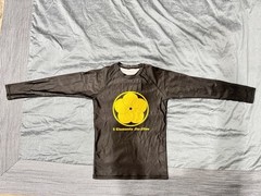 5 Elements Jiu-Jitsu Long Sleeve Rash Guard Black Yellow Size S