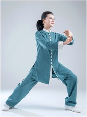High-grade Unisex Tai Chi Uniform Kung Fu Clothing Men Martial Arts Clothes Wu