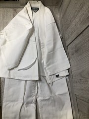 Fuji Kids Youth Children White Karate Taekwondo Starter Gi Belt Pant Kid 00 New