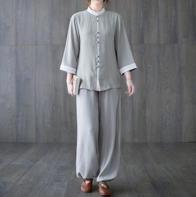 New Women’s Tai Chi Uniform Martial Arts Performance Training Clothes Tang Suits