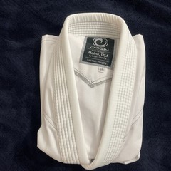 White Origin Kids Gi 5/6 With Custom Embroidered Logo On Back
