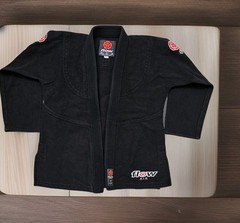 Flow Kimonos Brazilian Jiu-Jitsu Martial Arts MMA Jacket Cotton Size A2 Black