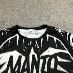 Manto Jiu Jitsu Set Mens XL Black Long Sleeve Rashguard Shorts Grappling MMA