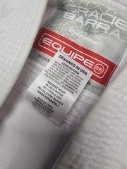 Gracie Barra Equipe Edition Kimono/Pants Gi White Youth Y2 Brazilian Jiu-Jitsu