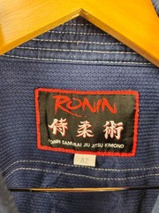 Ronin A2 Samurai Jiu Jitsu Kimono Navy Blue Death Before Dishonor Pro Force Belt