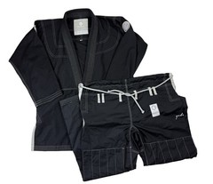 Gold BJJ Aeroweave F5 Black Gi Lightweight 275 GSM Kimono Jiu-Jitsu