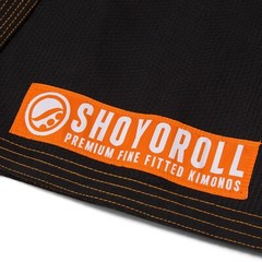 Shoyoroll Ember Competitor 23.2 Black JIU JITSU Kimono Uniform 450 GSM With Bag