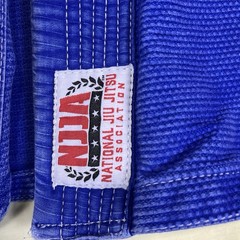 NJJA A3 National Jiu Jitsu BJJ MMA Blue Uniform Top Only No Belt