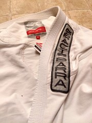 Gracie Barra Equipe GB Edition BJJ Gi Jacket Mens Size A4 White Kimono Top Rare