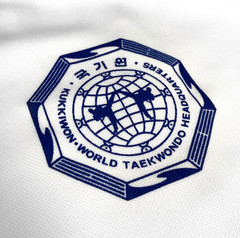 Kukkiwon Taekwondo T-Shirt White 2 Pack Training Martial Arts Authentic