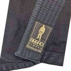 Aggro KIMONO Black Ripstop Gi Top ONLY Uwagi BJJ MMA JUDO size A3 Gentle Art