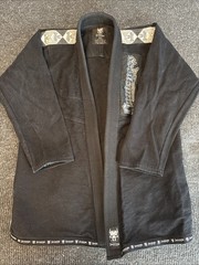 Gameness Professional Fightwear Gi Ghi Size A2 Black (slight fade) Heavyweight