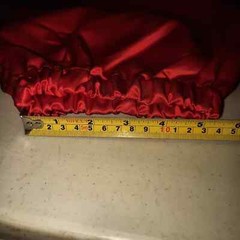 VTG. 2 Piece Red Satin feel Century Martial Arts Kung Fu Uniform Size 6