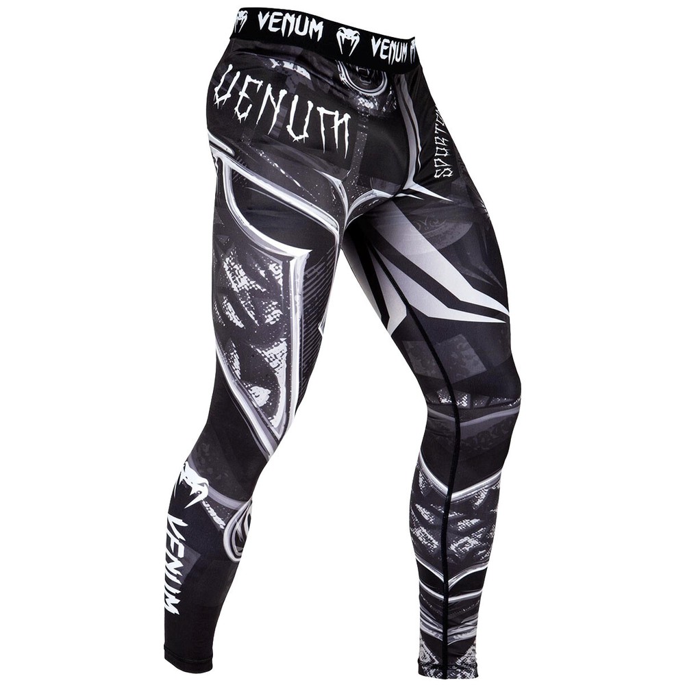 Venum Gladiator 3.0 Dry Tech MMA Compression Spats – Black/White