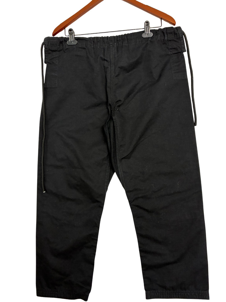 Versus Black Martial Arts BJJ Gi Pants Drawstring Waist 18×26 Embroidered