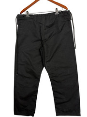 Versus Black Martial Arts BJJ Gi Pants Drawstring Waist 18×26 Embroidered