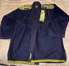 Tatami Jiu Jitsu A4 Navy Blue Jacket Pants No Belt Great Condition