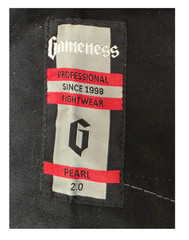 Gameness Size 00 Pearl 2.0 Professional Fightwear Pants Black