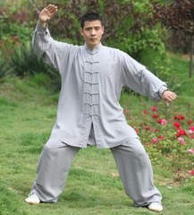 Tai chi Uniform Kung fu Suit Martial arts Wing Chun Clothes 5 Colors Soft Cotton