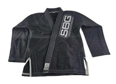 SBG Gi Youth Child Black W1 Straight Blast Gym MMA Martial Arts JuJitSu