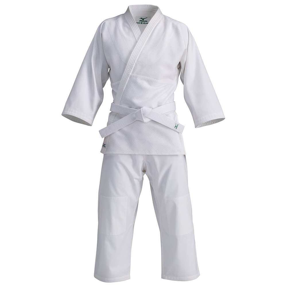 Mizuno Aiko Judo Gi Training Uniform Set White Judogi with Belt for Practice