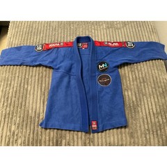 Atama New Light BJJ Kimono Gi Blue Size F3 Brazilian Jiu Jitsu Uniform No Belt