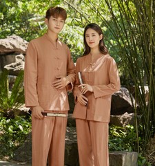Chinese KungFu Tang fu Unisex Tai Chi Uniforms Clothing YOGA Fitness Zen Clothes