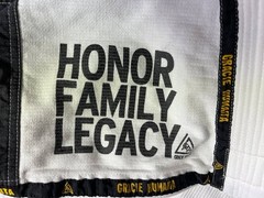 Gracie Barra Humaita Gi Maeda Kimono Martial Arts MMA Top Only Size A2L